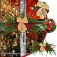 thumbnail image 2 of Artificial Christmas Wreath And Leafy Greenery Decoration Winter Christmas Wreath For Wall Lintel Decoration Wreath Home Decor, 2 of 7