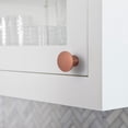 thumbnail image 3 of Goo-Ki Brushed Copper Cabinet Drawer Knobs, Zinc Alloy Cabinet Handles Hardware for Dresser,Wardrobe,Cupboard, 6 Pack, 3 of 6