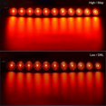 thumbnail image 3 of 2 uds rojo 11-LED coche camión marcador lateral señal de giro lámpara trasera de freno tira de luz Sincero Electrónica, 3 of 5