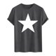 thumbnail image 4 of Top de Manga Corta, Hombre Casual Impreso Cuello de la Tripulación Camiseta, Manga Corta Blusa de Verano Poliéster, 4 of 9
