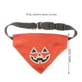 thumbnail image 2 of KAKOWELY Bandana de Halloween que brilla en la oscuridad para mascotas, bandana portátil para perros, bandana decorativa para gatitos, suministros para mascotas, 2 of 4