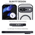 thumbnail image 4 of TELASO for Google Pixel 9 Case Compatible with Mag-Safe 6.3" Magnetic Plated Slim Thin Non-Yellowing Clear Transparent Shockproof Soft Tpu Electroplated Bumper Phone Case for Pixel 9 Black, 4 of 9
