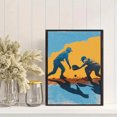 thumbnail image 2 of Vintage Baseball Action Canvas Wall Art 15.75x11.81 Inches, 2 of 8