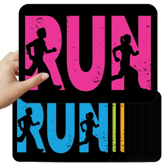 Big Dot of Happiness Set the Pace - Running - Assorted Decorations DIY Track, Cross Country or Marathon Large Party Essentials - Set of 20