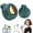 Green, variant on Portable Mini Clip-on Fan 360° Rotating Compact Clip Fan, Adjustable Speeds for Hands-Free Cooling, Perfect for Travel, Office, Outdoor, or Home (1/2 Pcs)