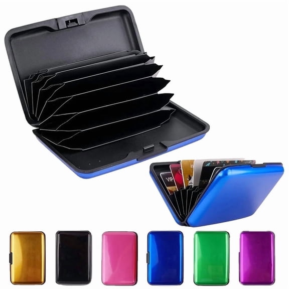 GASTROPOD Credit Card Holder Slim Mini RFID Blocking Credit Card Protector Aluminum Business Card Case Metal ID Organizer Wallet for Women Men