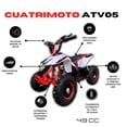 thumbnail image 2 of Motocicleta Infantil Shahoma PB04 Pocket Bike Deportiva 49cc Roja, 2 of 5