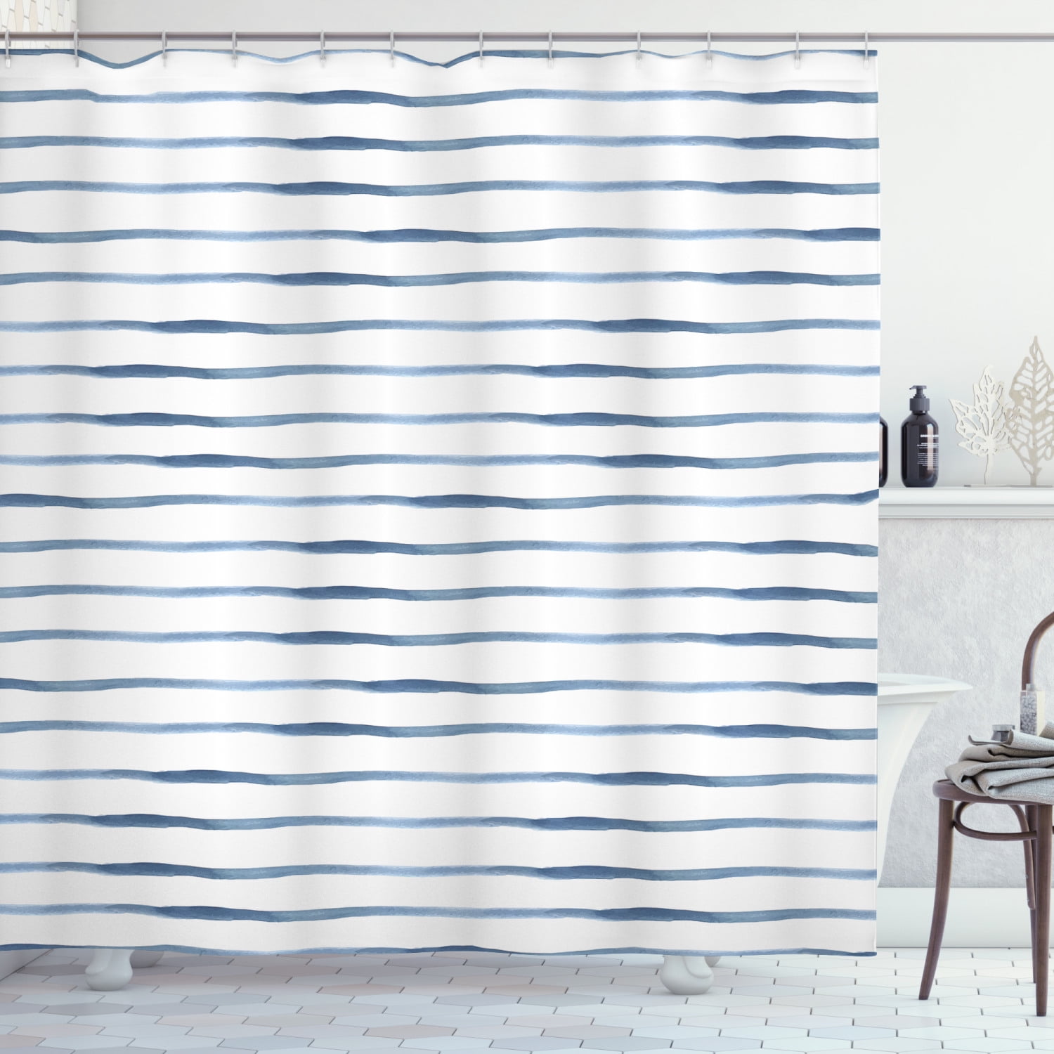 Harbour Stripe Shower Curtain Abstract, Ocean Shower Curtain Bed Bath And Beyond