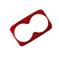 thumbnail image 3 of Red Carbon Fiber Rear Center Armrest Cup Holder Trim for Dodge Durango 2014-2020, 3 of 4