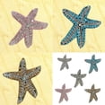 thumbnail image 2 of Ywmsfl Colorful Glitters Embellishment Patches Sequins Starfishes Decorative Patches for Home Decoration, 2 of 11