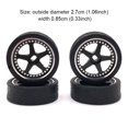 thumbnail image 1 of 4 Pcs RC Model Car Wheel Rim Simulation Upgraded Modification Vehicle Wheels Assembly Replacement for WLtoys K969 K979 K989 K999 Black, 1 of 6
