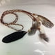 thumbnail image 4 of white Diadema De Plumas Ropa Para El Cabello Hippie - Tocado De Plumas Trenzadas Con Borlas, 4 of 5