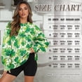 thumbnail image 7 of Yuyamidu St. Patrick's Day Art Oversized Sweatshirt for Women Fashion Sweatshirts with Pockets Crewneck Casual Workout Pullover Party Festival Novelty Long Sleeve Shirt Cycling Yoga Golf Tops L, 7 of 7