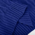 thumbnail image 6 of Women Hooded Open Front Cardigan Cable Knit Sweaters Solid Color Chunky Long Sweater Outerwear Coats with Pocket (3XL, Dark Blue), 6 of 6
