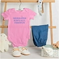 thumbnail image 3 of Mermaids Have All The Fun Cute Beach Bodysuit Jumper Girls Infant Baby Brisco Brands NB, 3 of 6