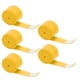 thumbnail image 3 of Cinta de agarre para raqueta mate, transpirable, no pegajosa, con mango de 5 uds., para raquetas de bádminton, tenis de mesa (amarillo), 3 of 5