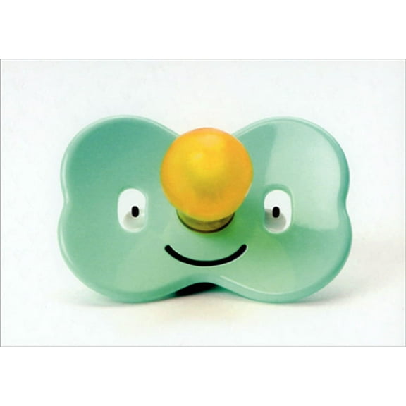 Avanti Press Pacifier Face New Baby Congratulations Card