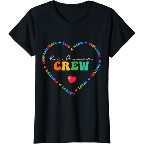 Cute Bus Driver Crew Appreciation Week Back to School T-Shirt