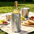 thumbnail image 4 of Wine Bottle Coolings Sleeve Gel Ice Bag Reusable Chilling Wrap Portable Beverage Cooler For Red Wine Outdoor Picnic Travel Coolings Sleeve, 4 of 6