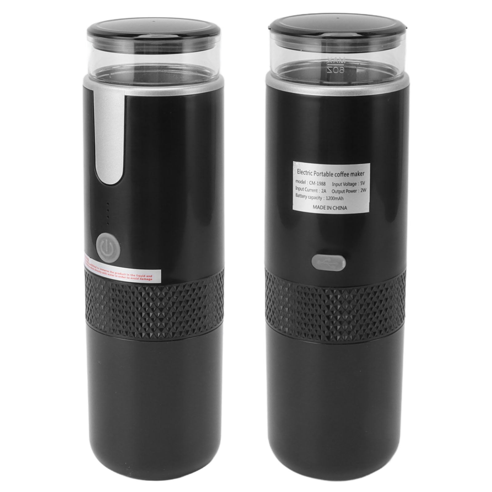 Mini Portable Pocket Coffee Maker, Portable Coffee Maker  Manually Operated Rechargeable  for Camping