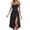 Black, variant on Wdgfv Summer Dresses for Women V Neck Low Back Tie Detail Casual Dress Comfortable Everyday Wear for Spring Summer Fall Seasons
