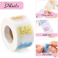 thumbnail image 3 of 120 Pieces Thank You for Order Cards Thank You Business Card and 600 Pieces Round Thank You Label Stickers Customer Appreciation Package Inserts for Retail Small Business (Watercolor Style), 3 of 7