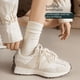 thumbnail image 2 of Calcetines de mujer de otoño e invierno de color sólido, calcetines acolchados hasta la mitad de la pantorrilla, calcetines de moda de Japón y Corea, calcetines casuales, 2 of 4