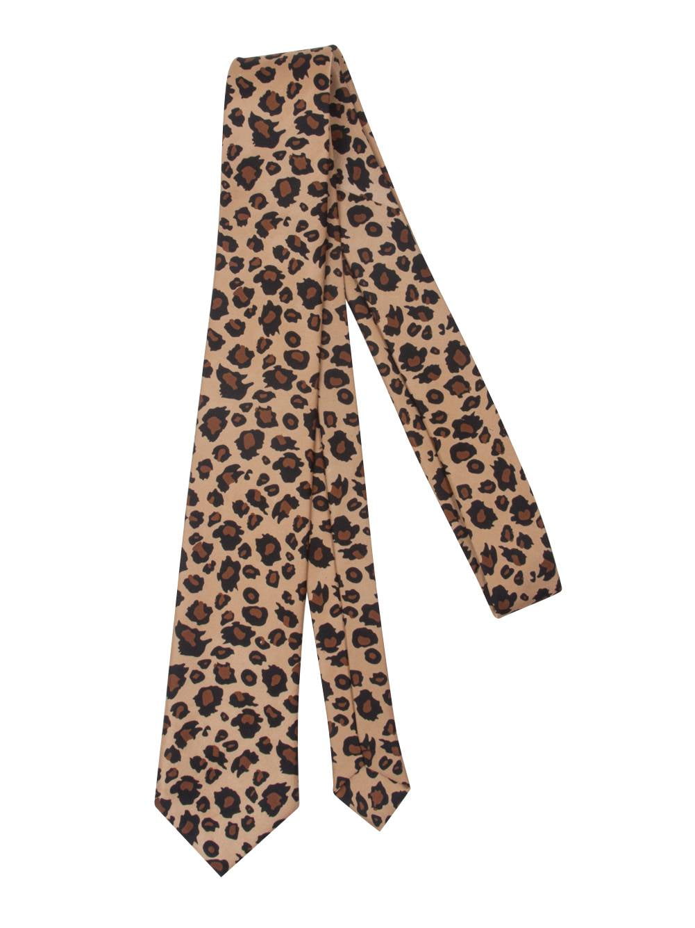 leopard necktie