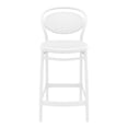 thumbnail image 6 of Compamia Marcel 26.5" Contemporary Indoor Outdoor Counter Stool White, 6 of 7