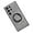 Grey, variant on Magnetic for Samsung Galaxy S23 Case with Stand Compatible with MagSafe Authentic Sheep Bark Skin Ultra Thin 360° Rotation Bracket Anti-Scratch Mil-Grade Drop Protection Case, Black