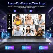 Laptop 15.6 FHD Intel Alder Lake N95 up to 3.4GHz 16GB DDR4 512GB SSD with Windows 11