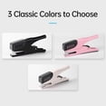 thumbnail image 6 of BIMZUC Handheld Stapler Heavy Duty Office Stapler 20 Sheet Capacity Less Effort Support 24/6 Or 26/6 Staple Sizes Black, 6 of 9