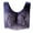 Blue, variant on Women Bras Push Up Plus Size Sports Extra-Elastic Breathable Lace Trim Bra V-Neck Seamless Bra Feature Hook and Eye Closure Bralette Bra Style Y-637 , Black 50