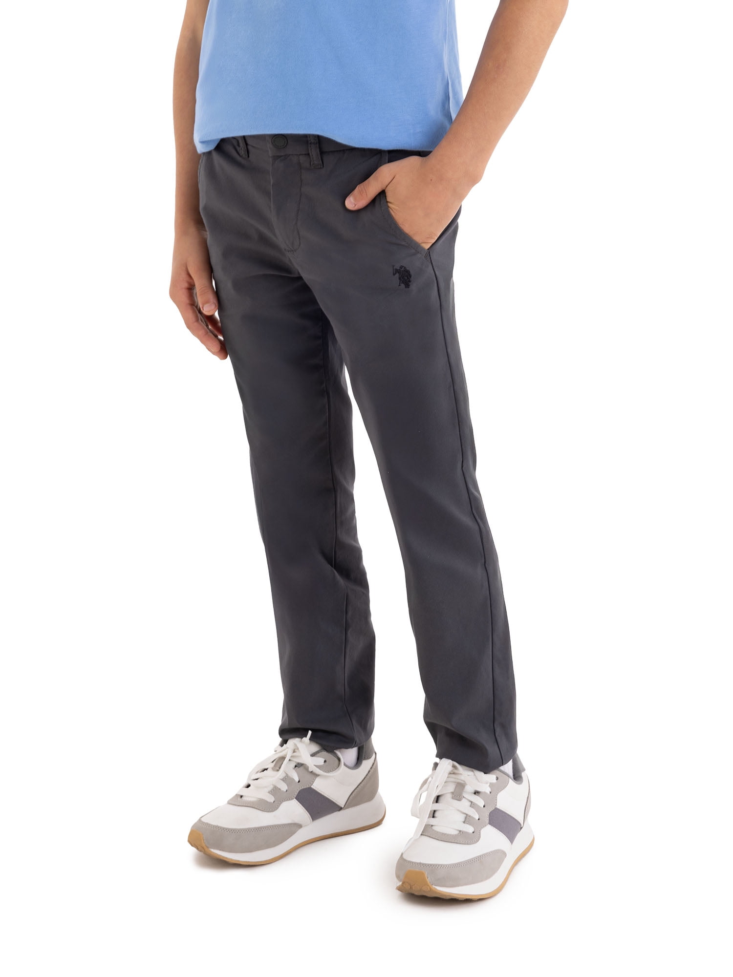 U.S. Polo Assn. Boys Play-Formance Pant with Stretch, Sizes 4-18
