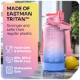 thumbnail image 2 of Botella de agua EnergyBud de 74 oz, a prueba de fugas, libre de BPA, Tritan, 2 of 8