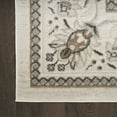 thumbnail image 4 of Nourison Serenity Home Vintage Ivory Mocha 9' x 12' Area Rug (9x12), 4 of 8