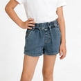 thumbnail image 4 of Kids Denim Shorts, Outdoor Elastic Waist Stretch Denim Shorts for Boys, Summer Casual Loose Fit Breathable Play Shorts for Youth, 1-12 Years, 4 of 8