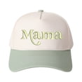thumbnail image 4 of Mama Letter Embroidered Color Block Trucker Hat Unisex Adjustable Cotton Breathable Fashion Cap for Travel Daily Wear, 4 of 11