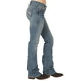 thumbnail image 3 of Ariat Womens 10016202  Real Bootcut Whipstitch  28 Short Rainstorm, 3 of 4