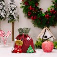 thumbnail image 4 of Christmas Gift Bags Christmas Decoration Items, Linen Apple Bags, Candy Bags, Cartoon Pattern Gift Bags, Christmas Bags, Small Storage Bags Small Gift Bags, 4 of 6