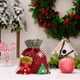 thumbnail image 4 of Bolsas de regalo navideñas para dulces y manzanas | Tela de lino con dibujos navideños | Pequeñas bolsas de almacenamiento para niños y regalos de fiesta, 4 of 6