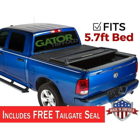 Gator ETX Tri-Fold (fits) 2009-2018 Dodge Ram 5.7 FT Bed No RamBox Only Tonneau Truck Bed Cover Made in the USA 59201