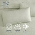 thumbnail image 7 of THD Loren - 3 Piece Full Queen Size Quilt Set, Lightweight Queen Bedspread Coverlet Set (Full/Queen, Sage Green), 7 of 7