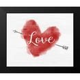 thumbnail image 2 of CAD Designs 24x20 Black Modern Framed Museum Art Print Titled - Valentine Love, 2 of 5