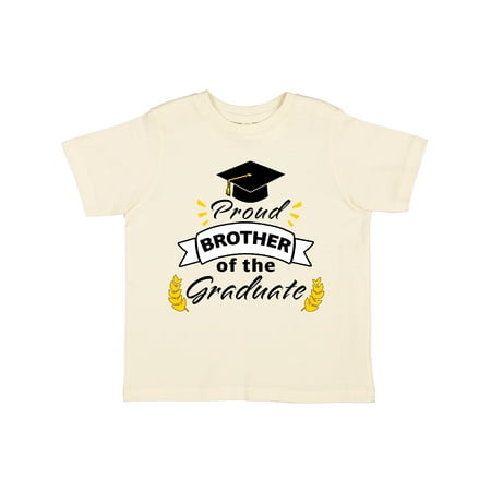 

Inktastic Proud Brother Of The Graduate-Family Graduation Gift Toddler Boy or Toddler Girl T-Shirt