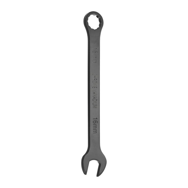 Combination Wrench 16mm Metric 12-Point Box and Open End CR-V Steel