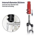 thumbnail image 4 of Bike Compatible Stem Extender, Bicycle Handlebar Riser Adaptor, Aluminium Alloy Head Up Adapter, Compatible With Mountain Bike, Road Bike, Mtb, 4 of 4