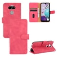 thumbnail image 1 of For LG K31 PU Leather Flip Case Card Slots Holder Kickstand Book Folding Folio Cover-Pink, 1 of 5