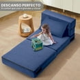 thumbnail image 3 of Sillón Multifuncional 4 en 1 Convertible a Sofá, Puff y Colchón Reclinable Individual, 3 of 6