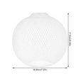 thumbnail image 2 of WASHWEPE Hollow Light Shade 1Set White Iron Classic Lamp Shade for Living Room, 2 of 8